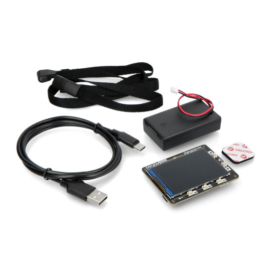 Tufty 2040 - плата з RP2040 та 2.4'' TFT LCD дисплеєм + аксесуари - PiMoroni PIM636