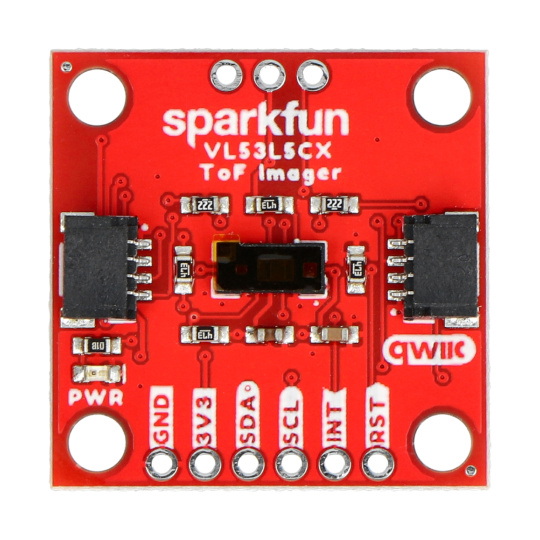VL53L5CX Часопролітний тепловізор - Датчик відстані - 4000 мм - I2C - Qwiic - SparkFun SEN-18642