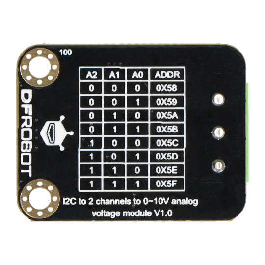 Gravity - 2-канальный ЦАП I2C - DFRobot DFR0971