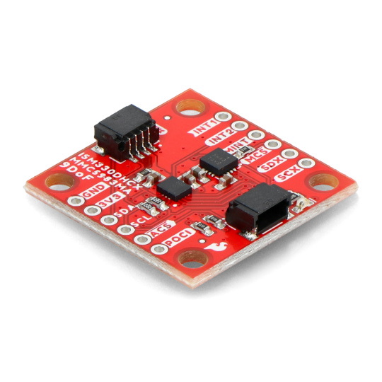 Датчик прориву IMU 9DoF - ISM330DHCX, MMC5983MA - Qwiic - SparkFun SEN-19895