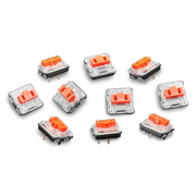 Kailh CHOC Low Profile Key Switches - Linear - małe przyciski niskoprofilowe - czerwone - 10szt. - Adafruit 5113