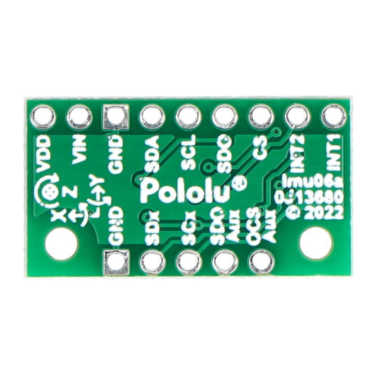LSM6DSO - 3-осьовий акселерометр та гіроскоп I2C/I3C/SPI - Pololu 2798