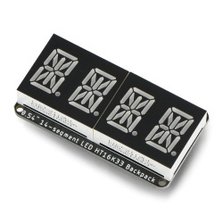 Wyświetlacz alfanumeryczny 0,54'' 4-znakowy - zielony - STEMMA QT /...