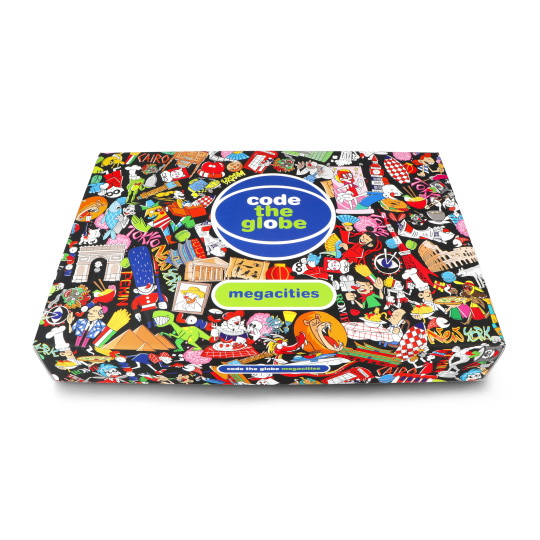 Code the globe Megacities - гра для Ozobot