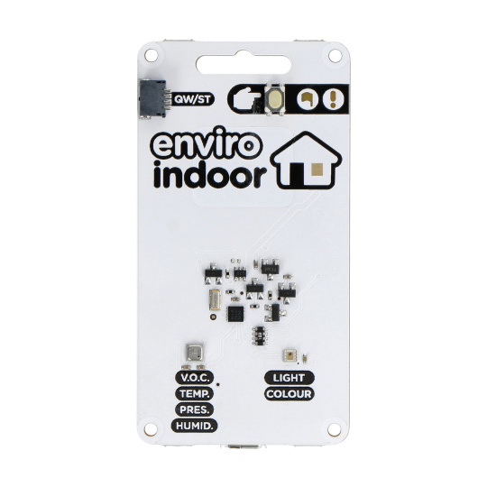 Enviro Indoor з Raspberry Pi Pico W - модуль з датчиком BME688 та BH1745 + аксесуари - Pimoroni PIM638