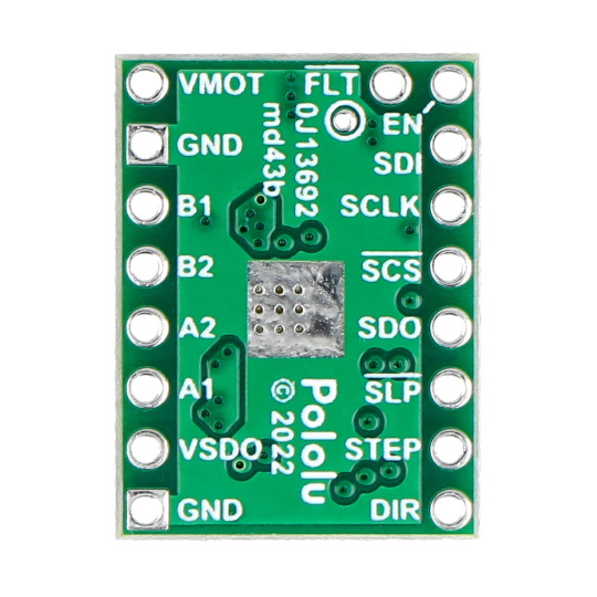 Драйвер крокового двигуна DRV8434S 48V/2A SPI - Pololu 3768
