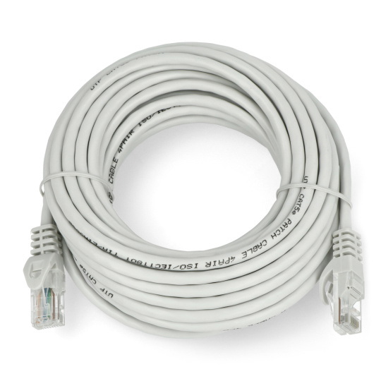 Мережевий кабель Ethernet Patchcord UTP 5e 7,5 м - сірий