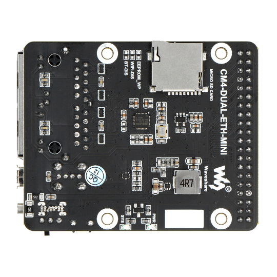 Двоканальний гігабітний Ethernet-розширювач для Raspberry Pi CM4 - Waveshare 22360