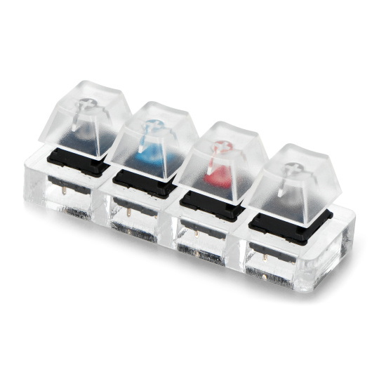 Тестер механічних кнопок Cherry MX Mechanical 4-Key - комплект для перевірки механічних кнопок - Adafruit 4974