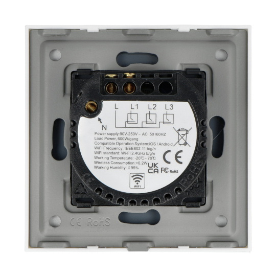 Розумний дім WIFI 1G - сенсорний настінний вимикач - WiFi TUYA