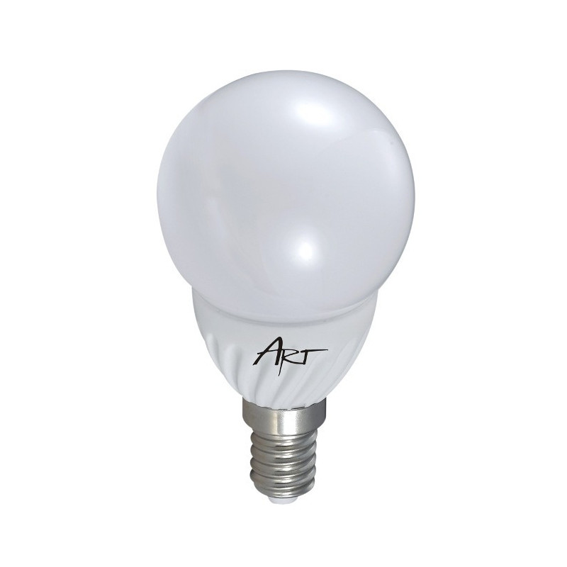 Żarówka LED ART, bańka mleczna, E14, 3,5W, 230lm