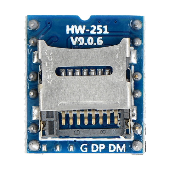 WTV020 - MP3-плеєр/декодер зі слотом для microSD