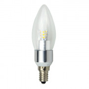 Żarówka LED ART, świecowa clear silver, E14, 4,5W, 320lm