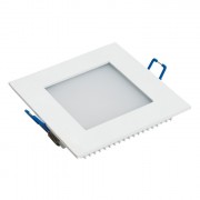 Panel LED ART kwadratowy 155mm, 12W, 800lm, barwa zimna
