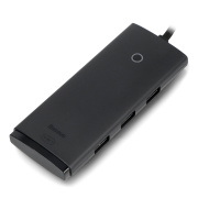 Hub USB 3.0 - 4 porty - czarny - 2m - Baseus WKQX030201