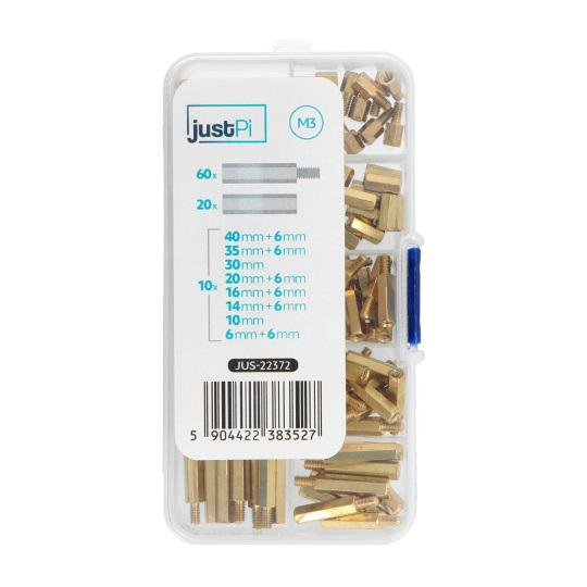 Набір проставок M3 - набір E - 80 шт. - justPi