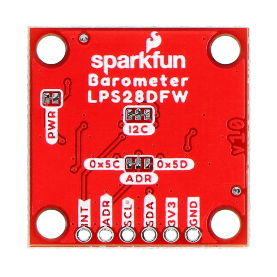 Датчик тиску повітря - барометр - 260-4060 гПа - LPS28DFW - Qwiic - SparkFun SEN-21221