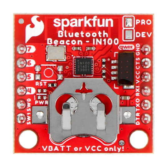 Плата NanoBeacon - IN100 - з роз'ємами - SparkFun WRL-21327