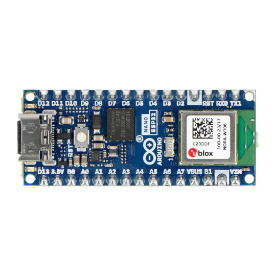 Arduino Nano ESP32 з роз'ємами - ABX00083