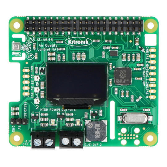 Контроль якості повітря - накладання Raspberry Pi - Kitronik 5038