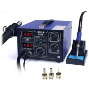 Stacja lutownicza 2w1 hotair i grotowa WEP 872D kompresor - 660W