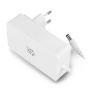Zasilacz DC 5,5/2,1mm 8V / 6A do Raspberry Pi Build HAT oryginalny - biały