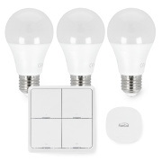 Zestaw startowy inteligentnego domu - żarówka, przełącznik, mini hub - BroadLink BLE