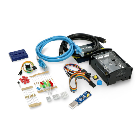 FORBOT - комплект аксесуарів для курсу Raspberry Pi 4B + ОНЛАЙН-курс