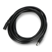 Przedłużacz DC 5,5/2,5mm - męsko-żeński - 3m - czarny - Goobay 71401