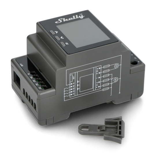 Shelly Pro Dual Cover/Shutter PM - 2-канальний інтелектуальний контролер WiFi/Bluetooth з вимірюванням потужності - додаток Androi