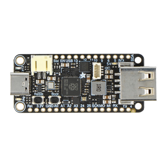 Feather RP2040 - плата з мікроконтролером RP2040 та хостом USB A - Adafruit 5723