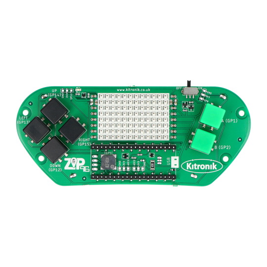 Ретро-ігрова консоль ZIP96 - для Raspberry Pi Pico - Kitronik 5347