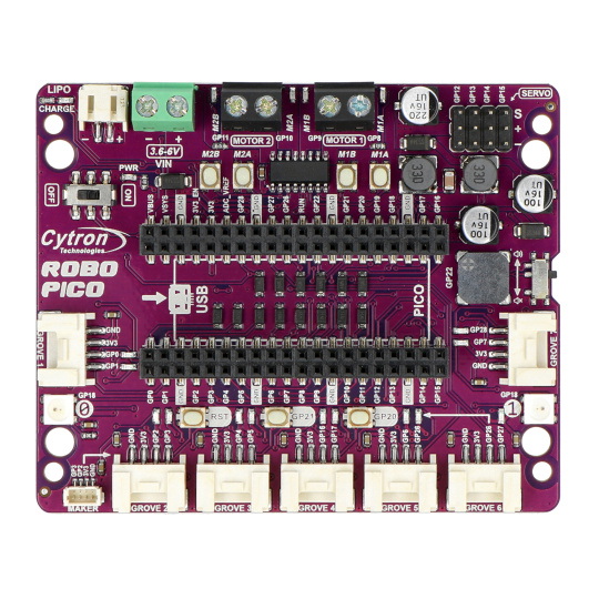 Robo Pico - плата розширення для Raspberry Pi Pico та Pico W - Cytron