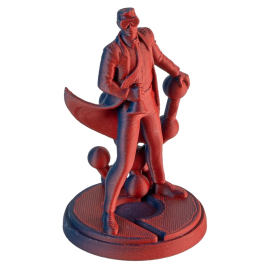 Філамент Polymaker Panchroma PLA Dual Mixed Berries 1.75 мм 1 кг - червоно-темно-синій