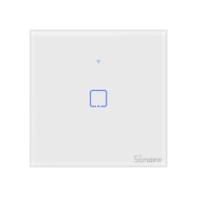 Sonoff T2EU1C-RF - jednokanałowy dotykowy włącznik ścienny - RF 433 MHz - biały