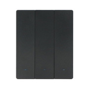 Sonoff M5-3C-80 - inteligentny 3-kanałowy przełącznik ścienny - WiFi - czarny