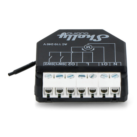 Shelly Qubino Wave Shutter - контролер ролет 230 В - вимірювання енергії - Z-Wave