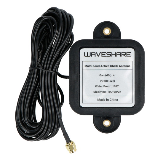 Активна багатодіапазонна GPS/GNSS антена L1+L2+L5 з роз'ємом SMA - Waveshare 25482
