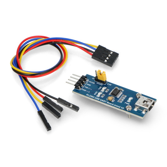 Конвертер USB-UART TTL PL2303 - роз'єм miniUSB - Waveshare 24680