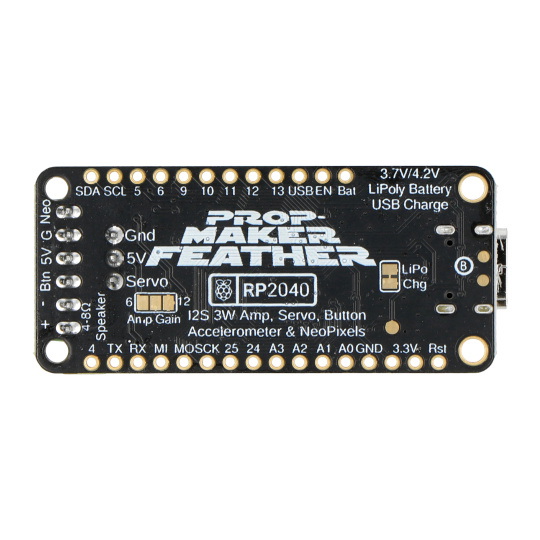 RP2040 Prop-Maker Feather - Модуль аудіопідсилювача - I2S - Adafruit 5768