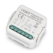 Tuya - dwukanałowy mini przekaźnik bez N - ZigBee - aplikacja Android/iOS - OXT SWTZ32
