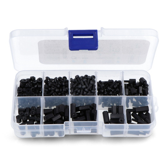 Монтажний комплект 5 для Raspberry Pi - набір гвинтів та прокладок M2.5 - 380 шт. - justPi