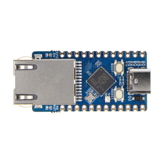 RP2040-ETH Mini - плата з мікроконтролером RP2040 і мережевим модулем Ethernet - CH9120 - Waveshare 24082