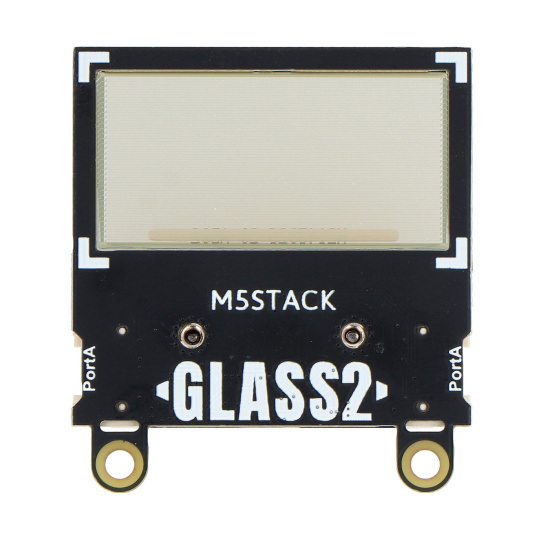 Блок Glass2 - з прозорим OLED-дисплеєм 1,51 дюйма 128x64 пікселів - M5Stack U158-B