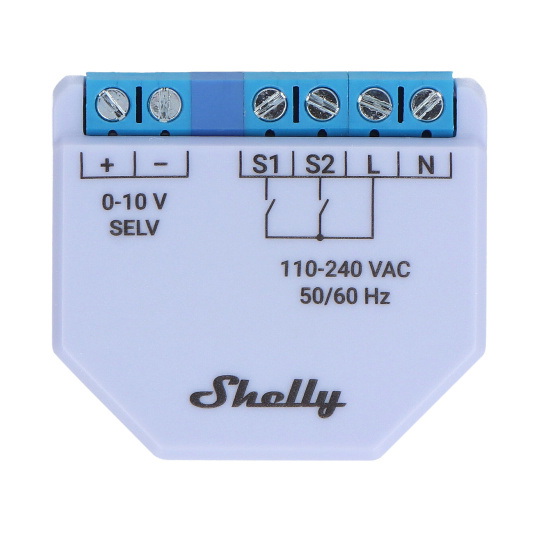 Диммер Shelly Plus 0-10V - интеллектуальный Wi-Fi диммер для освещения