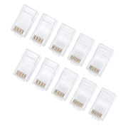 Wtyk sieciowy RJ45 kat. 6 na przewód - 10szt.