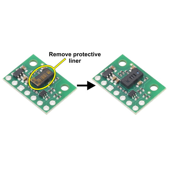 Датчик часу прольоту VL53L7CX - відстані 8x8 I2C - 350 см - Pololu 3418