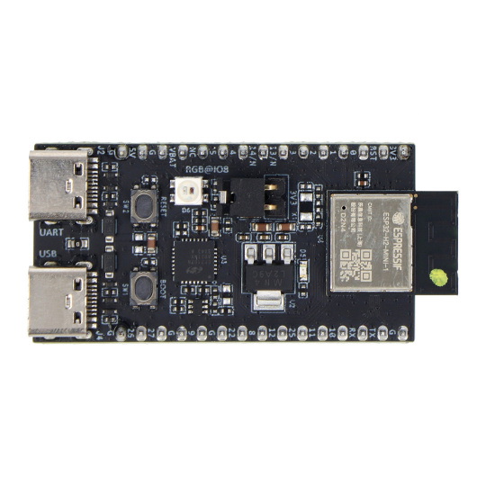 ESP32-H2-DevKitM-1-N4 - Bluetooth/ZigBee/Thread/Matter - плата розробки з ESP32-H2-MINI-1 - Espressif Systems