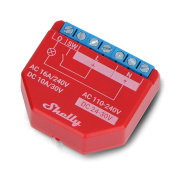Shelly Plus 1PM - 1x przekaźnik AC 110-240V, DC 24-240V, WiFi 16A - pomiar energii - aplikacja Android / iOS