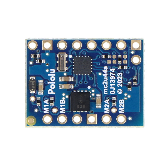 M2U550 - двоканальний контролер двигуна постійного струму 22 В/1,6 А - інтерфейс UART - Pololu 5081